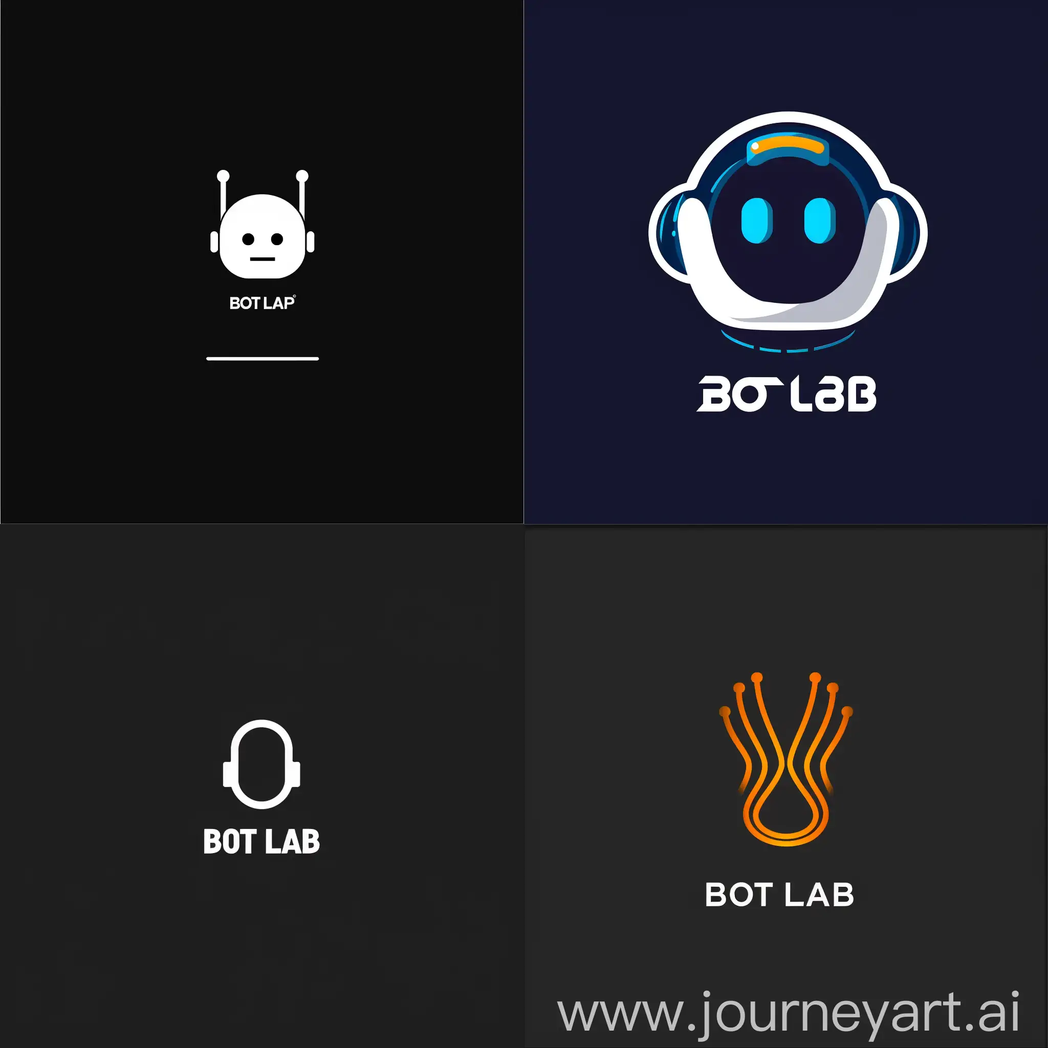 create logo - captcha service. Slogan "Bot Lab". Logo must be simple, minimalistic design