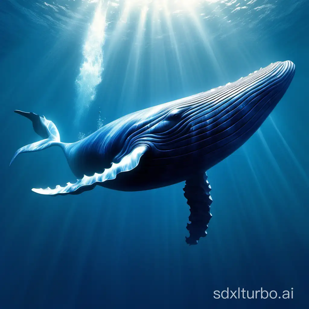 Blue, Deep Sea,Technology ,Whale,Realistic ,watercraft,