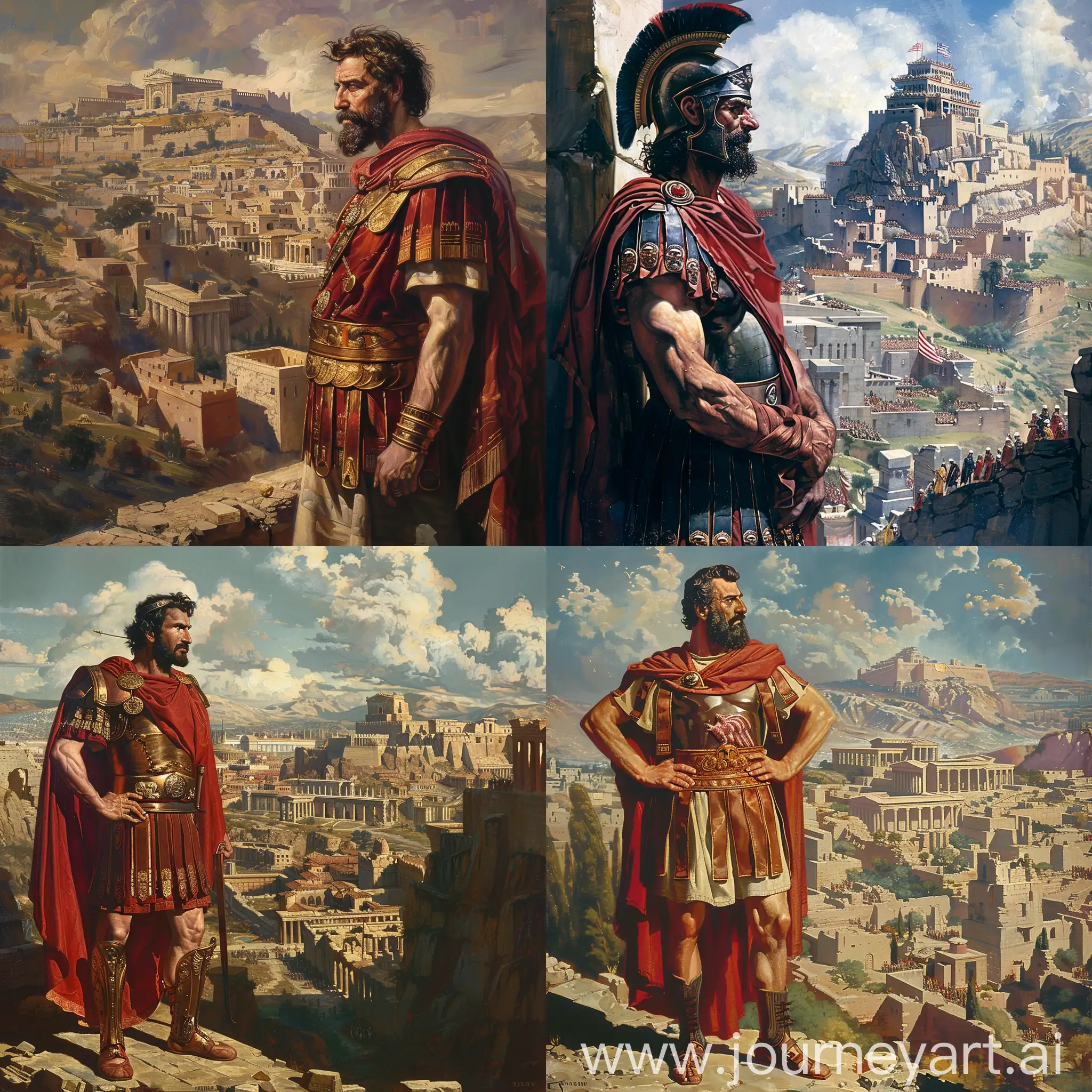 Hannibal-Carthaginian-General-Commands-Before-Ancient-City-Walls