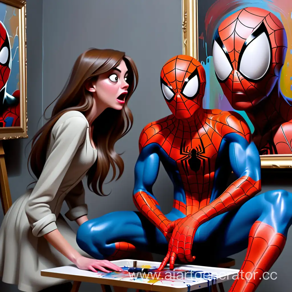 SpiderMan-Confronts-Fear-in-Haunting-Portrait-of-Unattractive-Girl