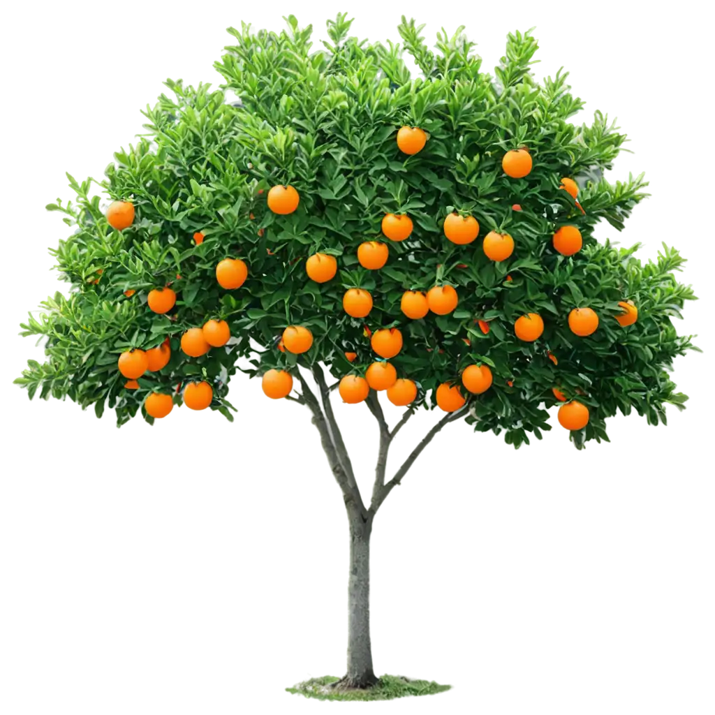 Vibrant-PNG-Illustration-Enchanting-Orange-Tree-in-Full-Blossom