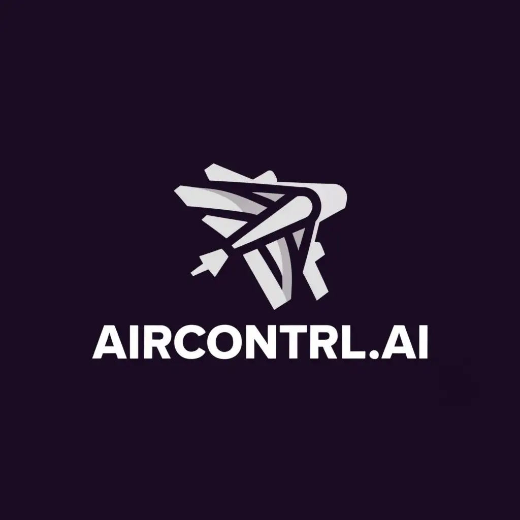 a logo design,with the text "AirControl.ai", main symbol:areoplan,Moderate,be used in Travel industry,clear background