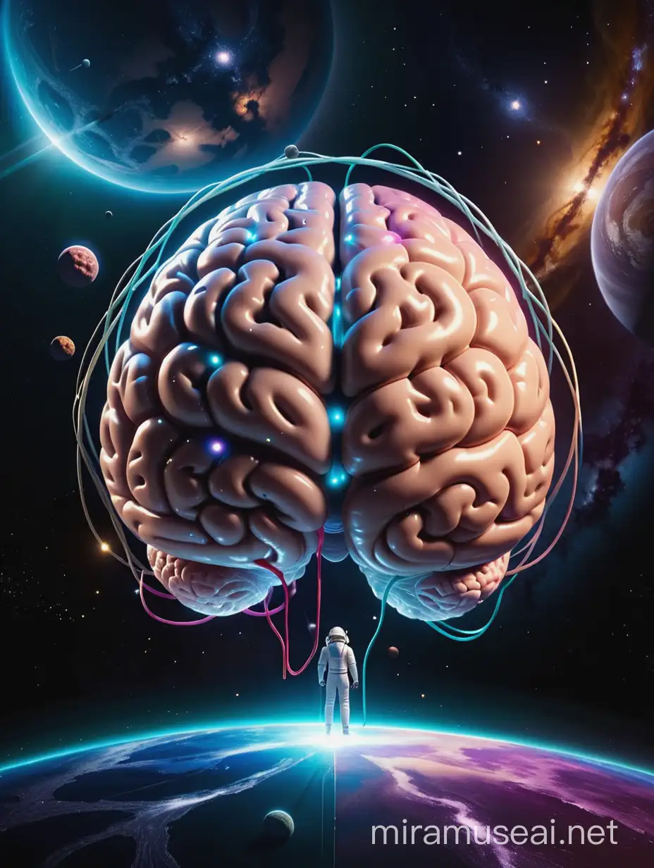 Cosmic Creation Brain Emerges in Vast Universe