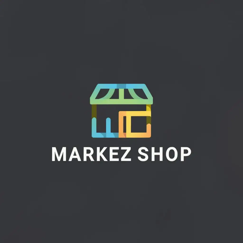 a logo design,with the text "Markez Shop", main symbol:a shop,Moderate,be used in Technology industry,clear background