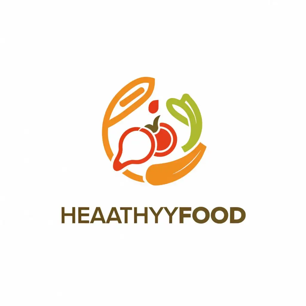a logo design,with the text "heathy food", main symbol:healthy food,Moderate,be used in Restaurant industry,clear background