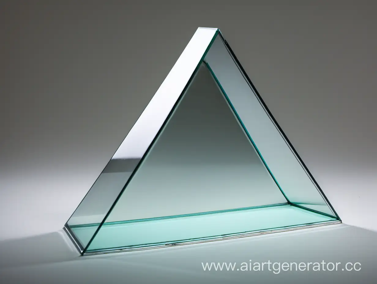 Elegant-Triangular-Prism-Sculpture-with-Three-Glass-Panes