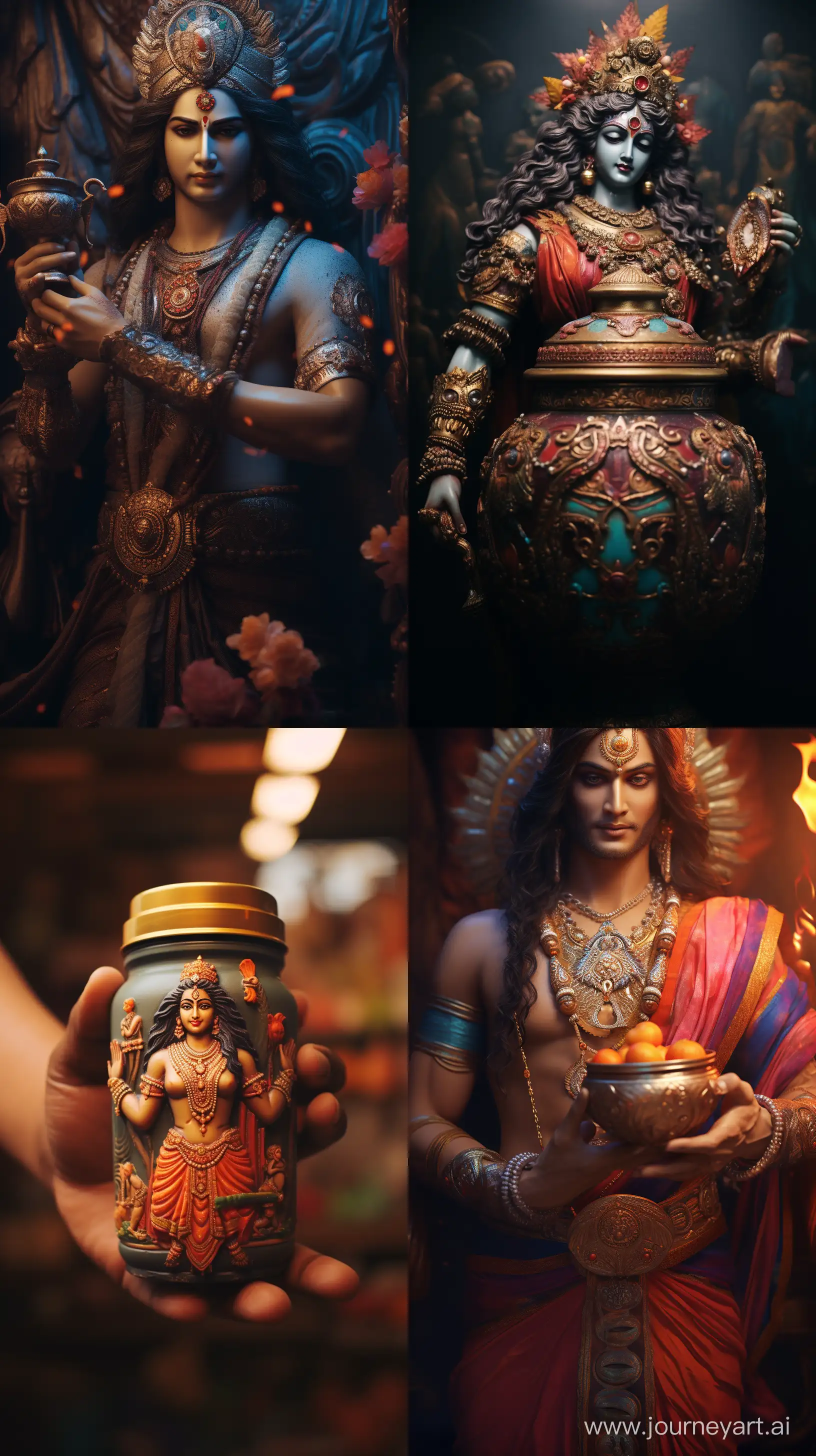 Intricately-Detailed-Lord-Hanumn-Holding-Sacred-Container-Vibrant-Realistic-8K-Image