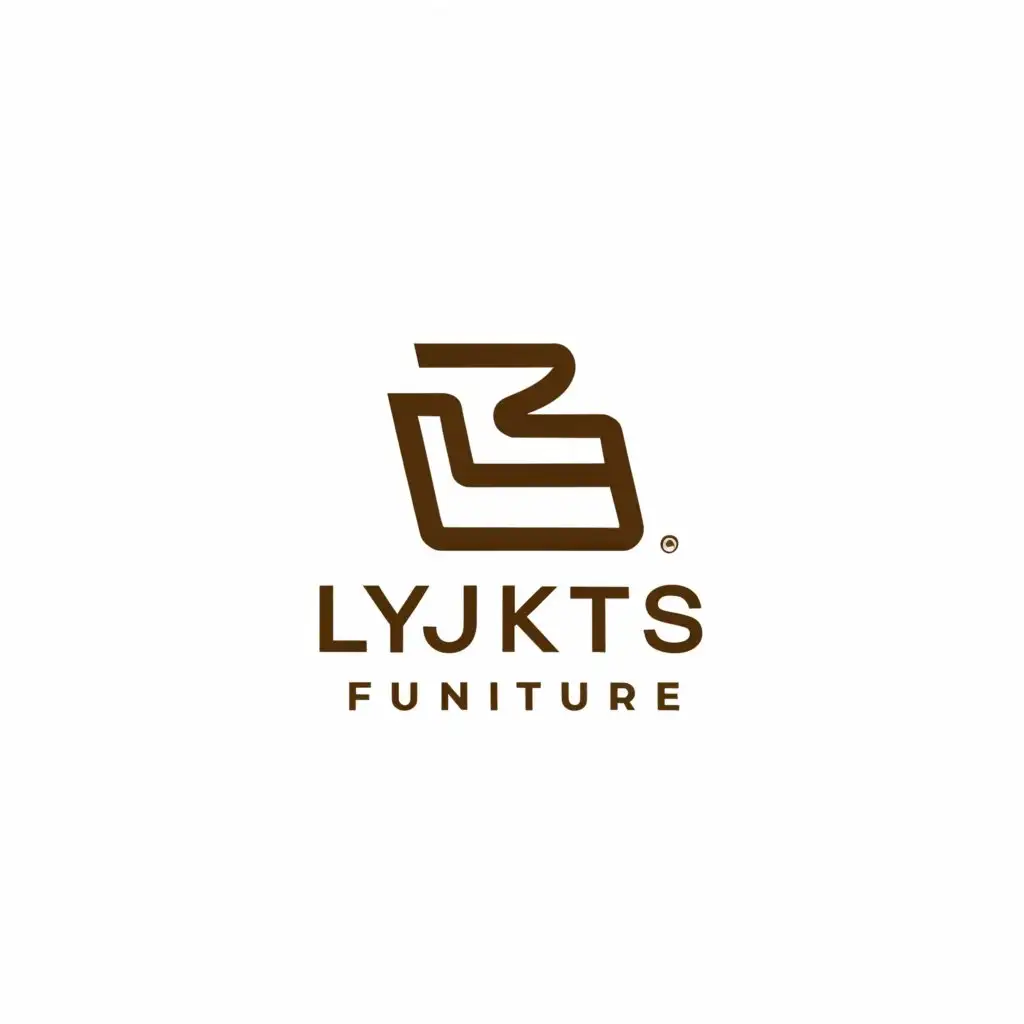 a logo design,with the text "Lyuks Furniture", main symbol:from the manufacturer,Moderate,clear background