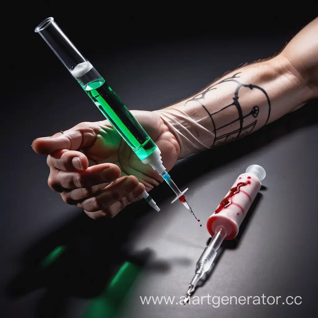 Lifeless-Hand-Holding-Poisonous-Syringe