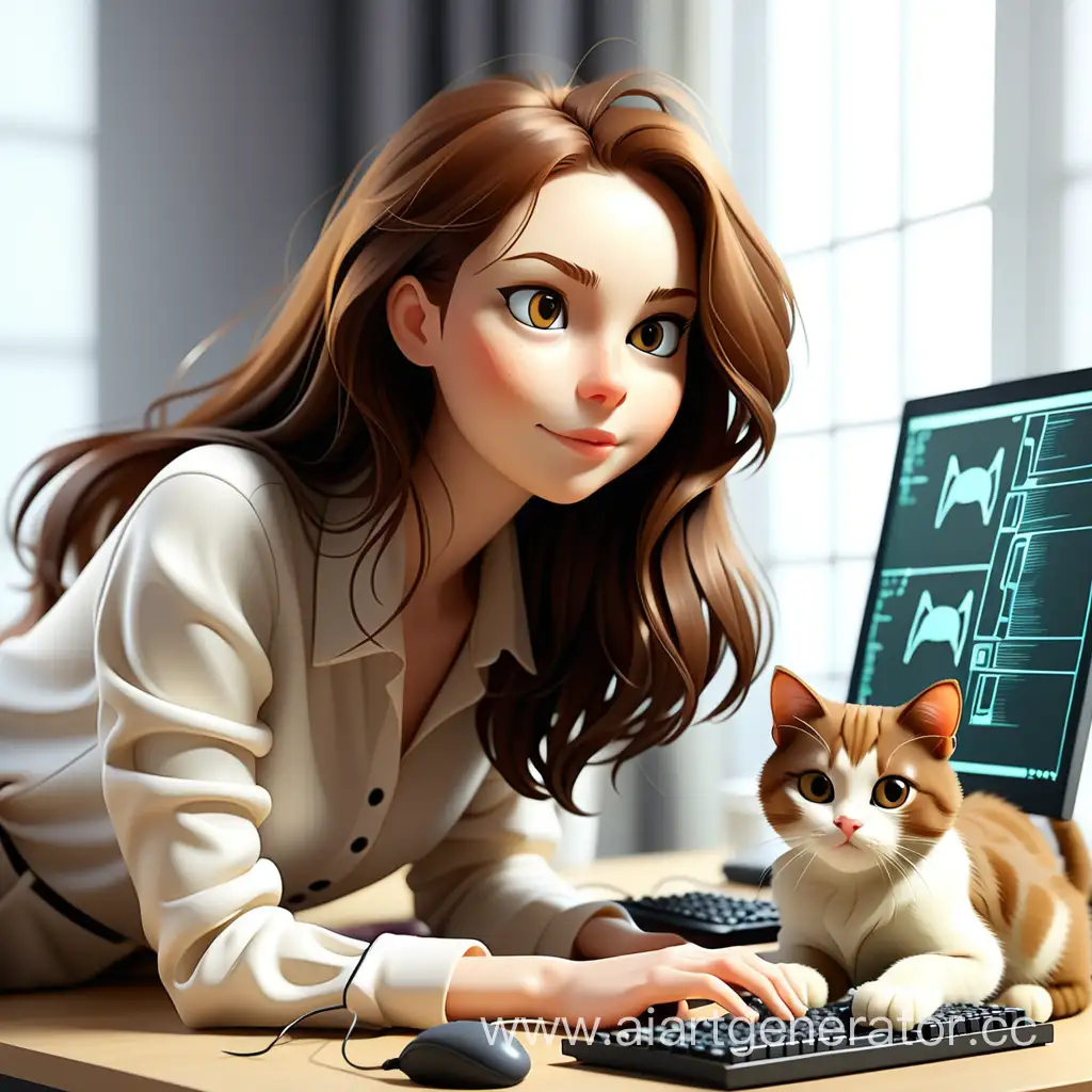 Women-Working-with-Computer-and-Cat-AI-Tools-and-Collaboration