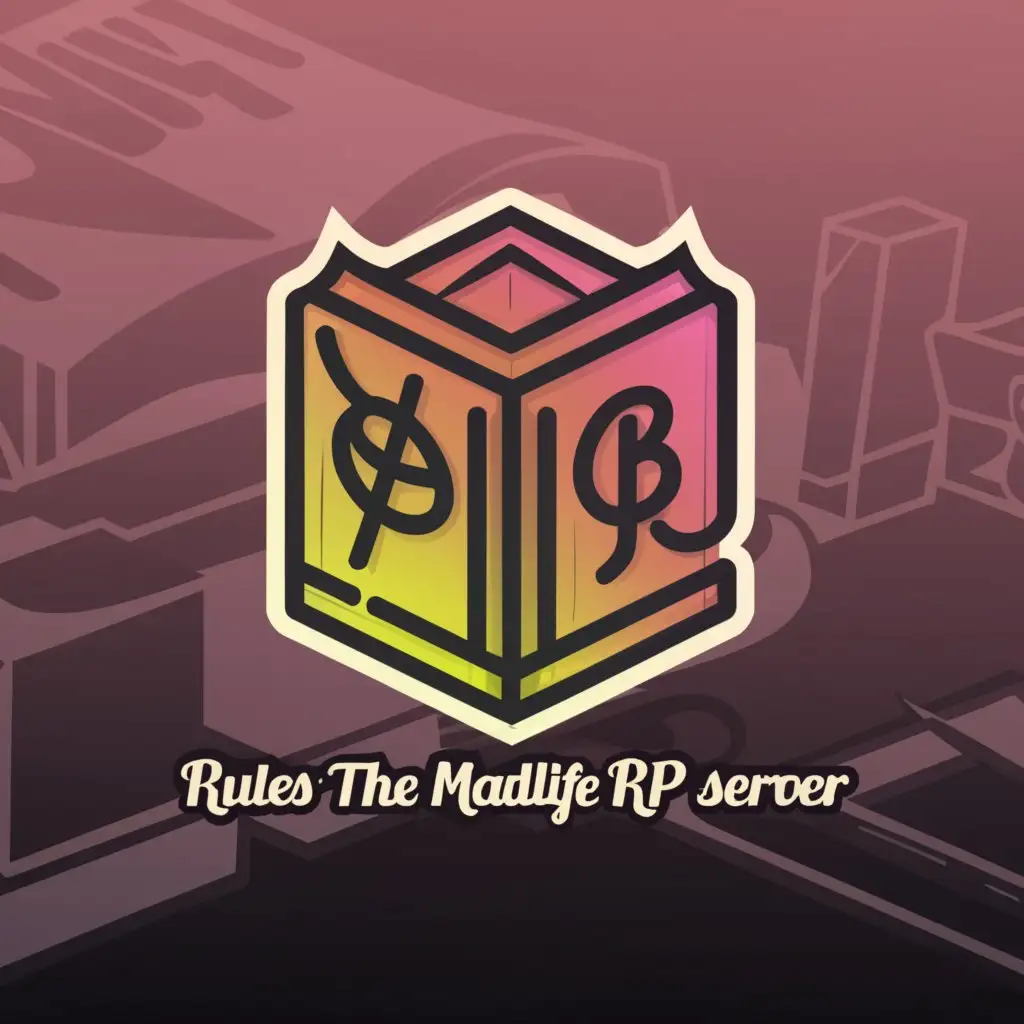 LOGO-Design-For-MadLife-RP-Server-Book-Symbol-with-Moderation-and-Clarity