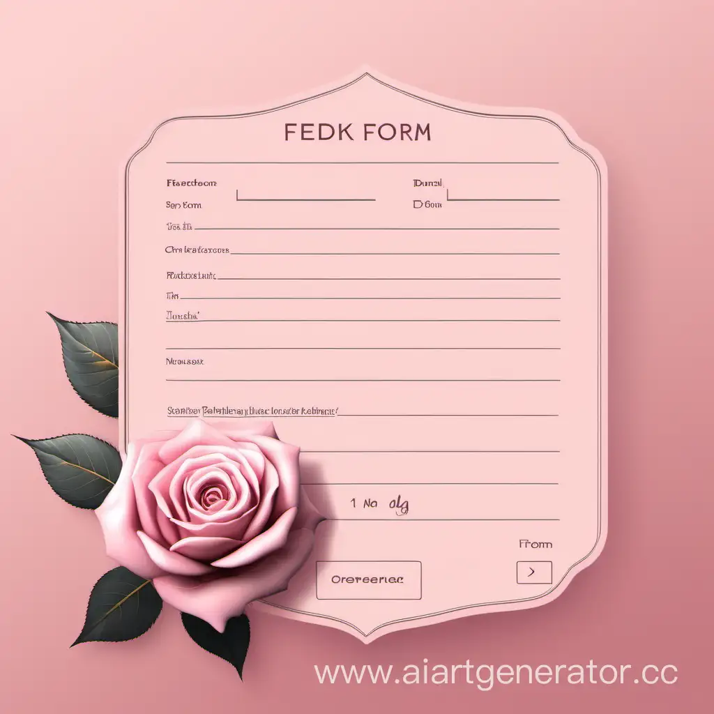 Elegant-Rosethemed-Soft-Pink-Feedback-Form