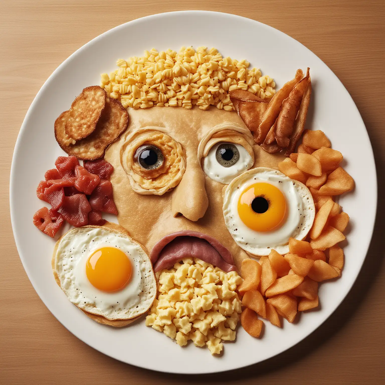 Disturbing Breakfast Animated Food in Agony
