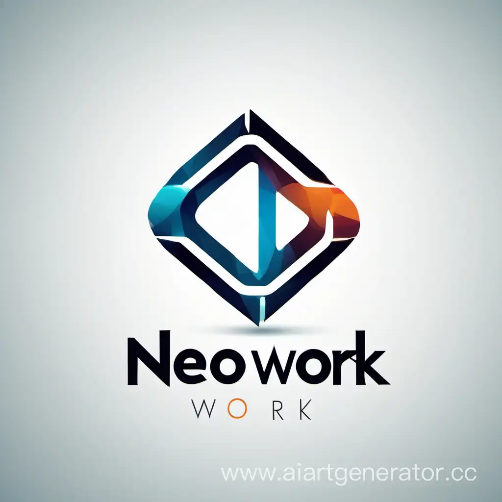 "Создайте уникальный логотип для NeoWork — IT компании с футуристическим дизайном и включением смартфона"
