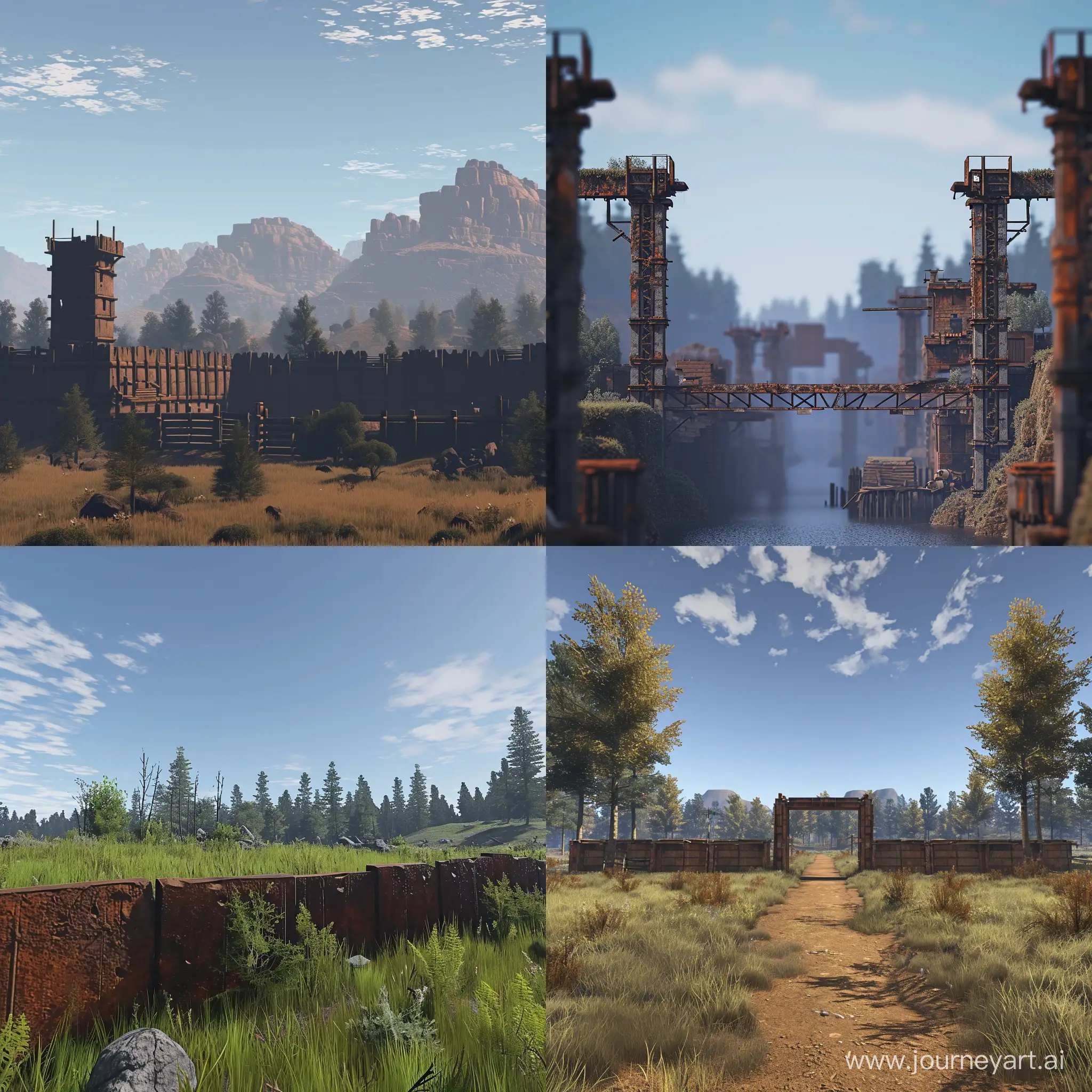 Rust-Video-Game-Background-Creation