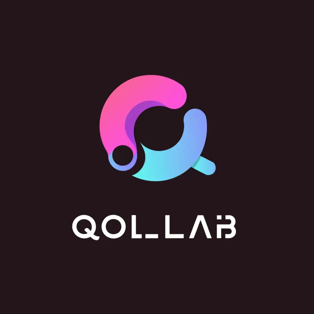 a logo design,with the text "QollAb", main symbol:QIS,Moderate,be used in Technology industry,clear background