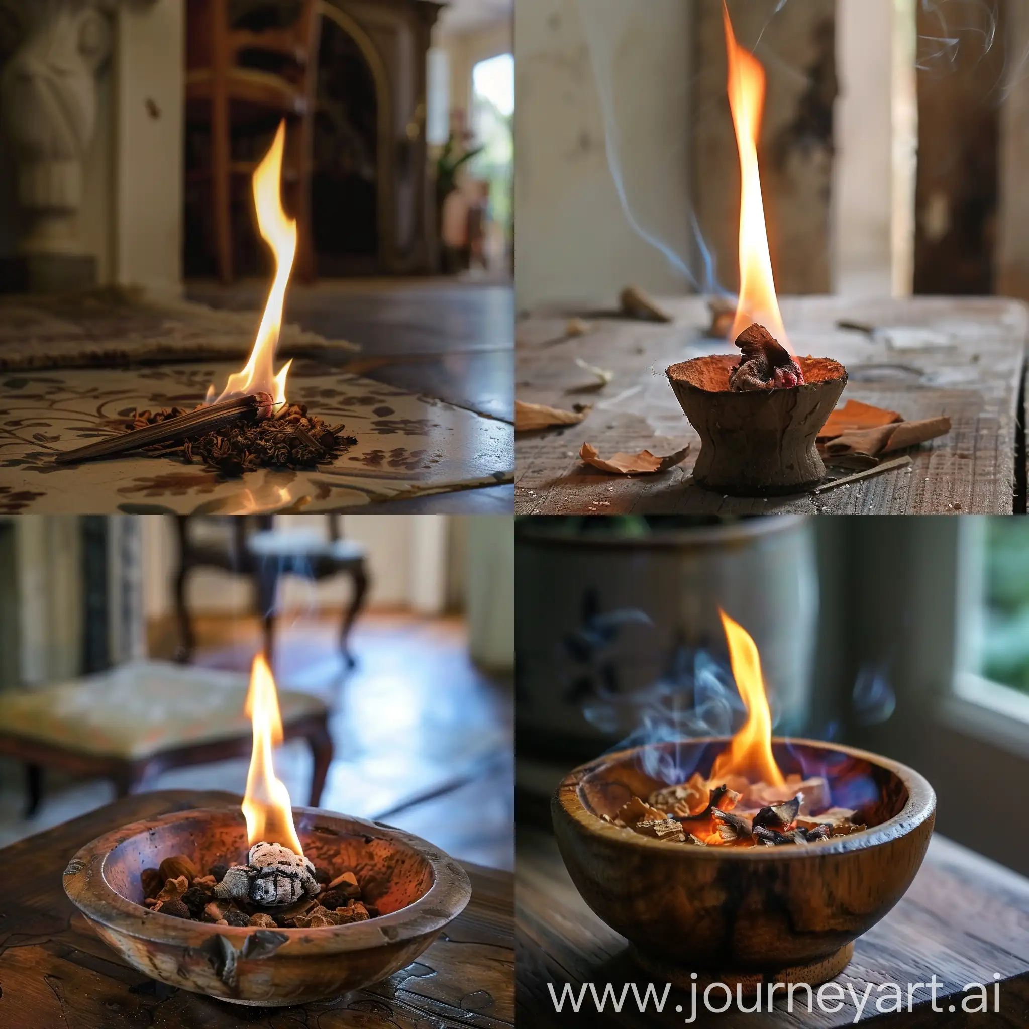 Burn Camphor in the hall of the home
