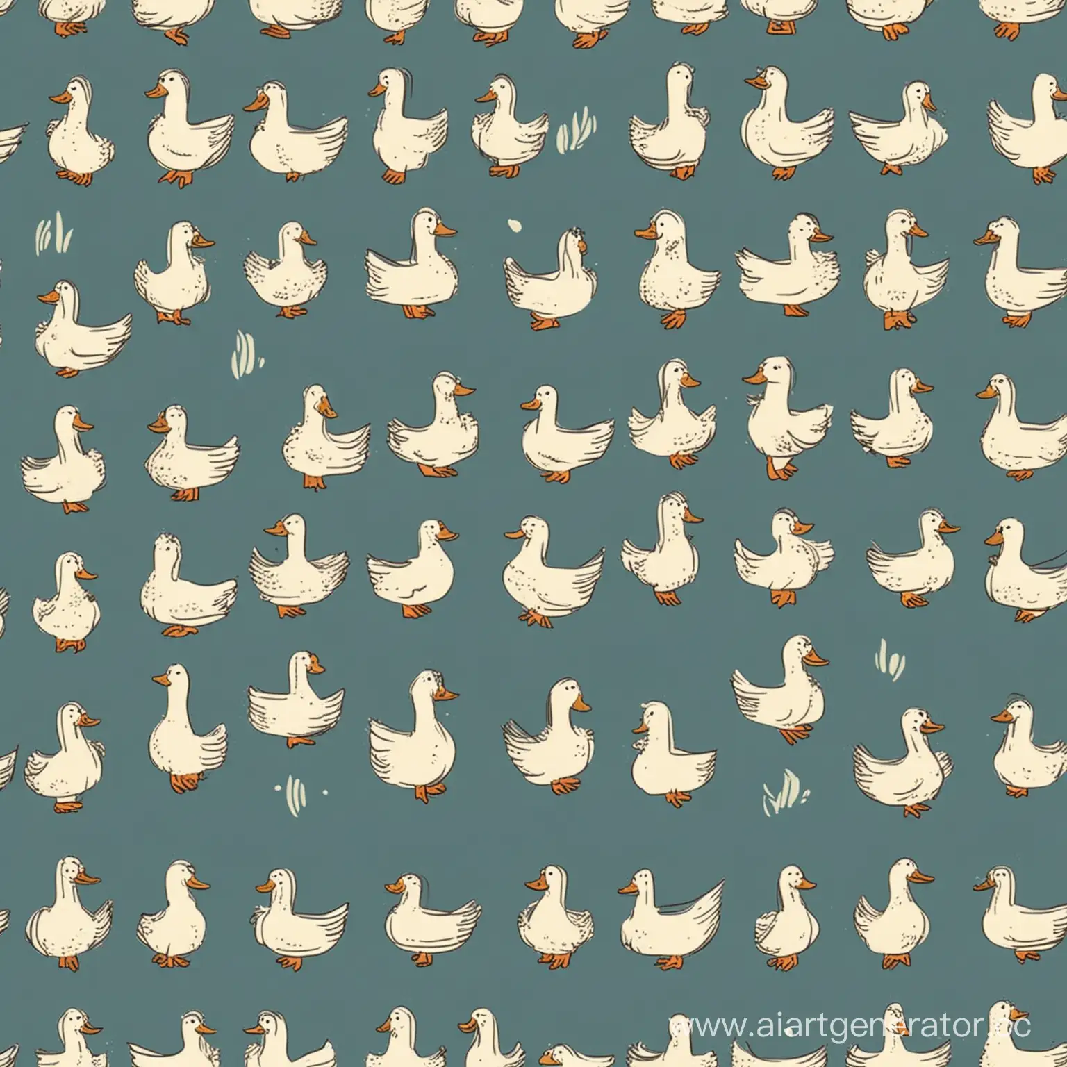 Lively-Duck-Pond-Background