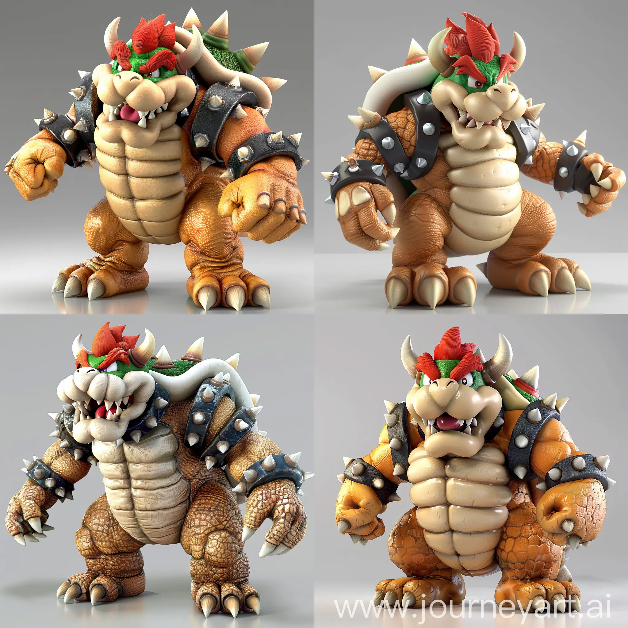 Bowser,In Super Mario Bros. CharacterRendering 3D,