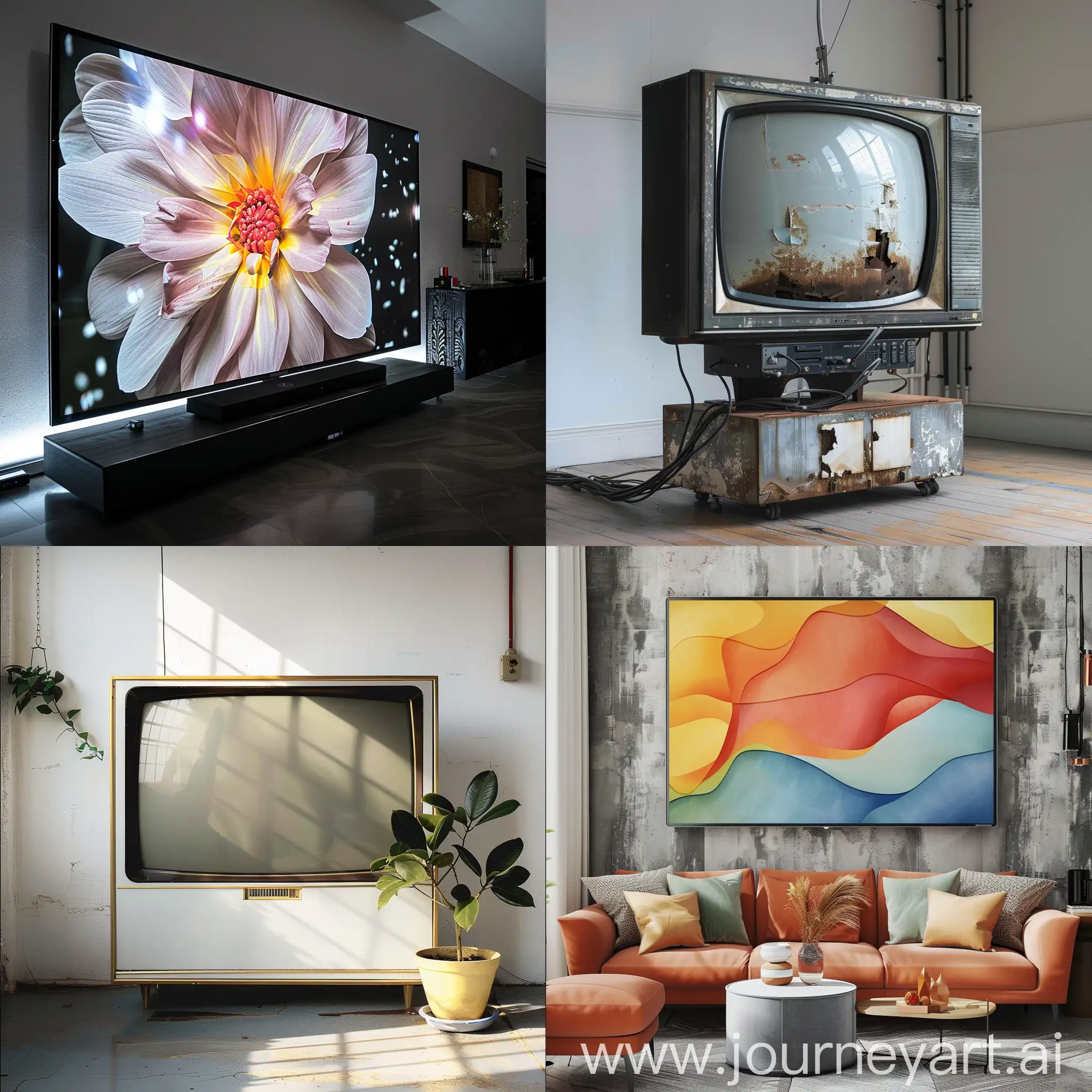 Vibrant-Television-Artwork-Displaying-Massiveness