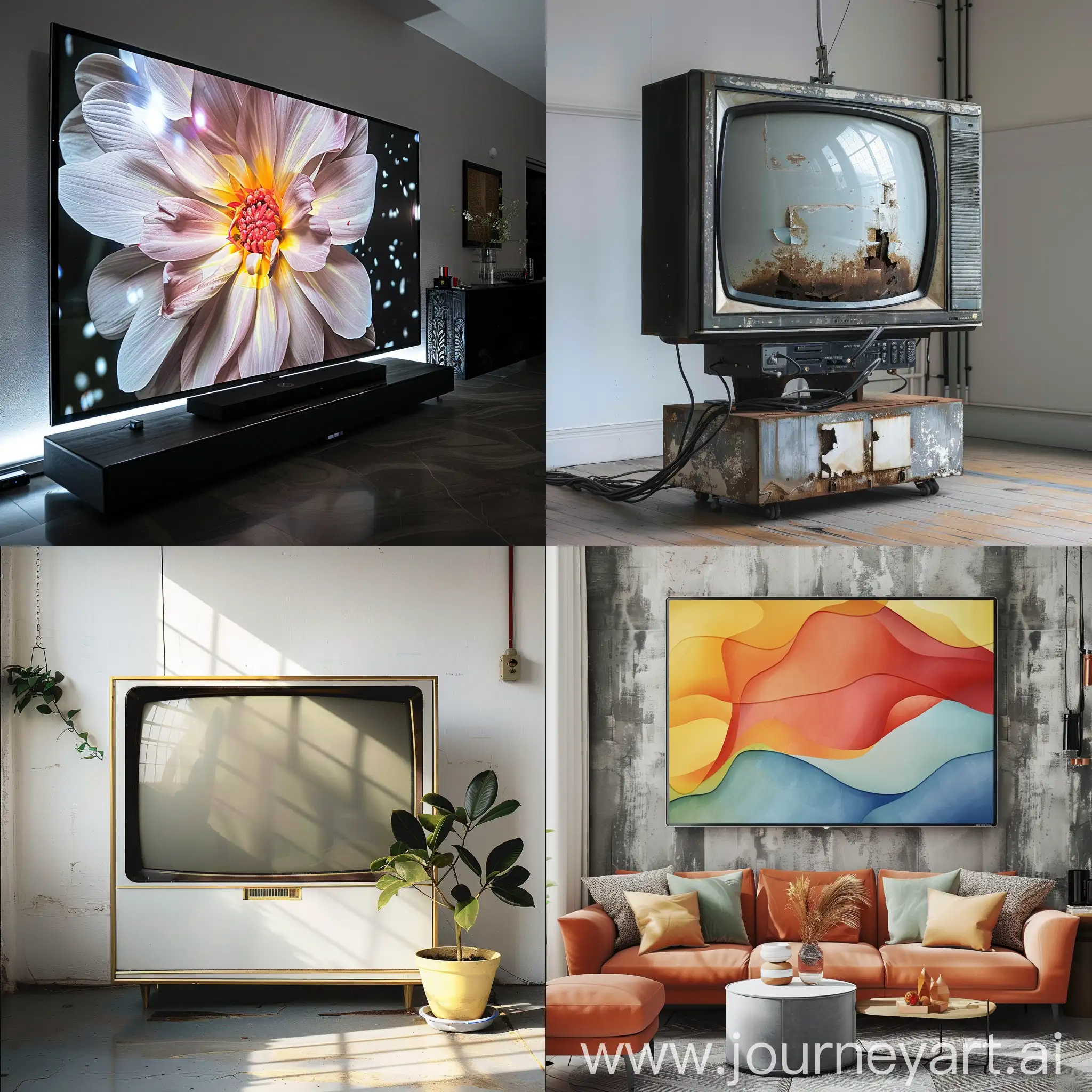 massive television artwork