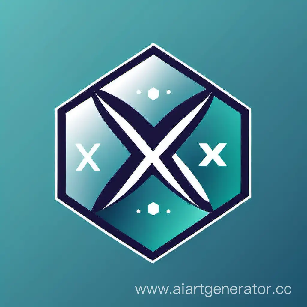 hexagon logo with X inside for medical educational platform MedEdX for students