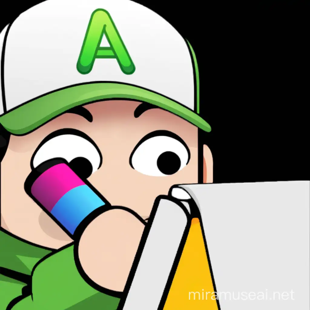 Smooth Twitch Emoji with Vibrant Colors and Dynamic Energy