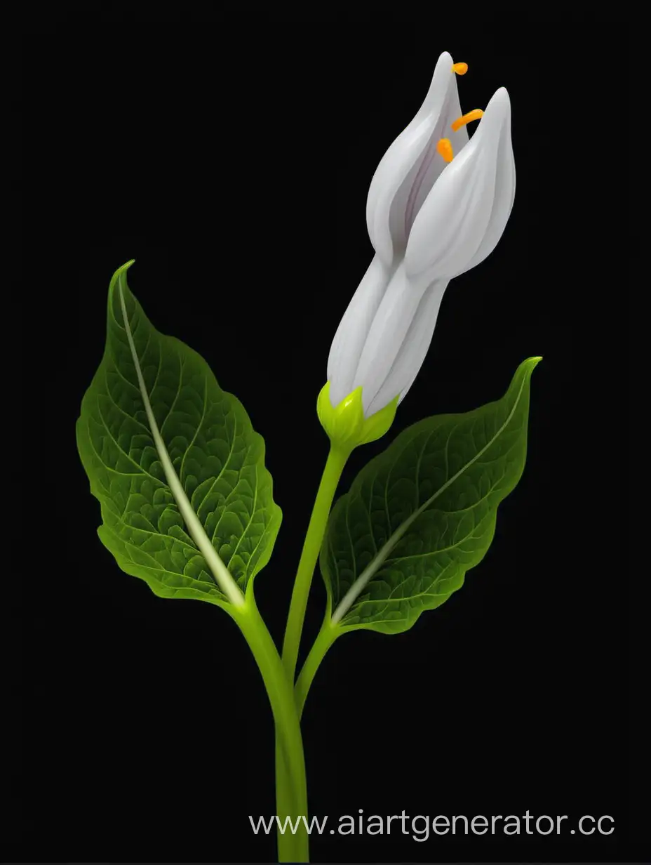 Vibrant-Amarnath-Flower-Blossoming-on-Elegant-Black-Background