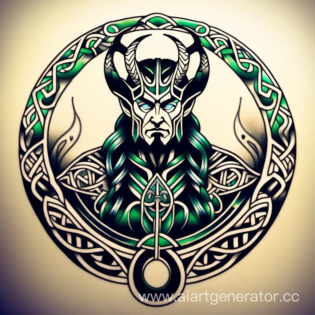 Norse-Mythology-Tattoo-Embodying-the-Trickster-Spirit-of-Loki