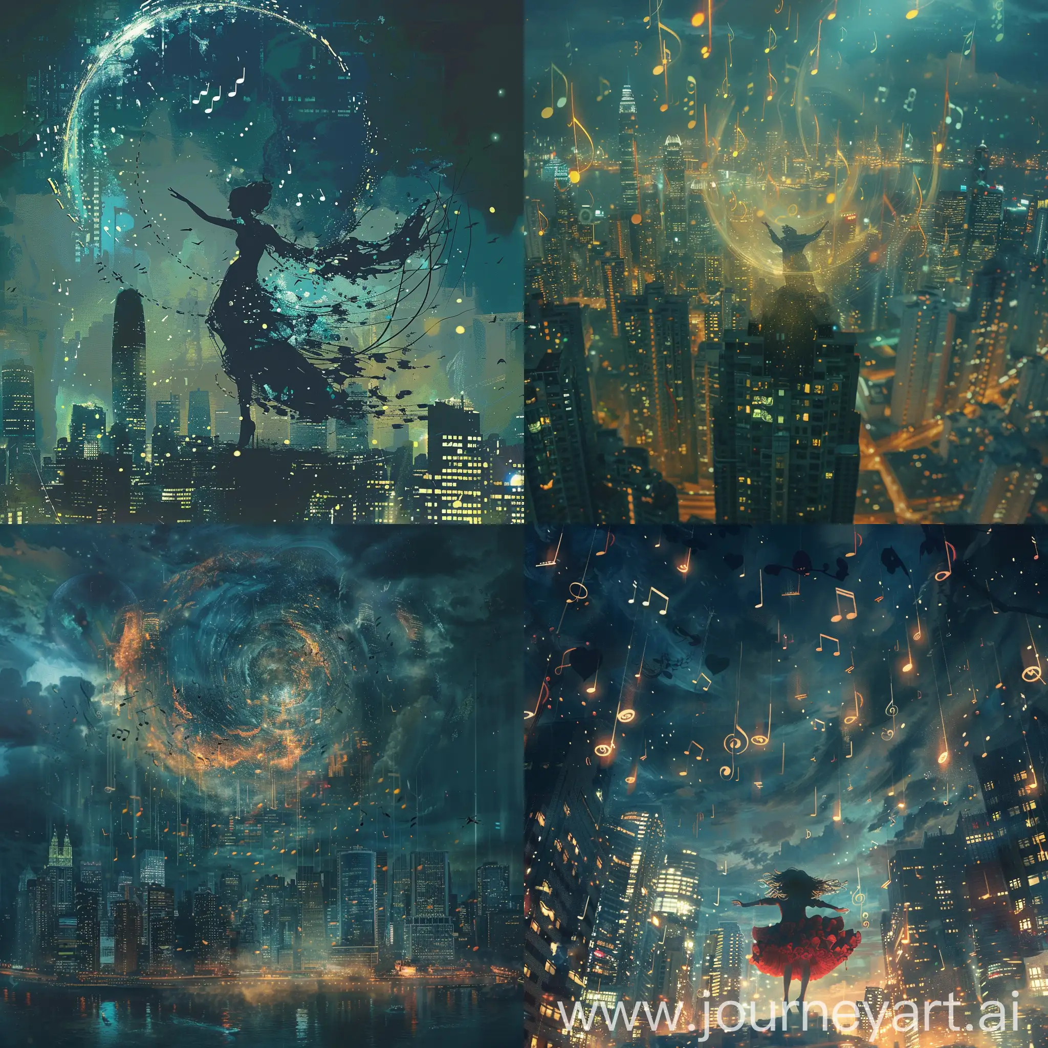Musical-Creature-Rises-Above-Night-City-Evoking-Poetic-Atmosphere-with-Songs-and-Melodies