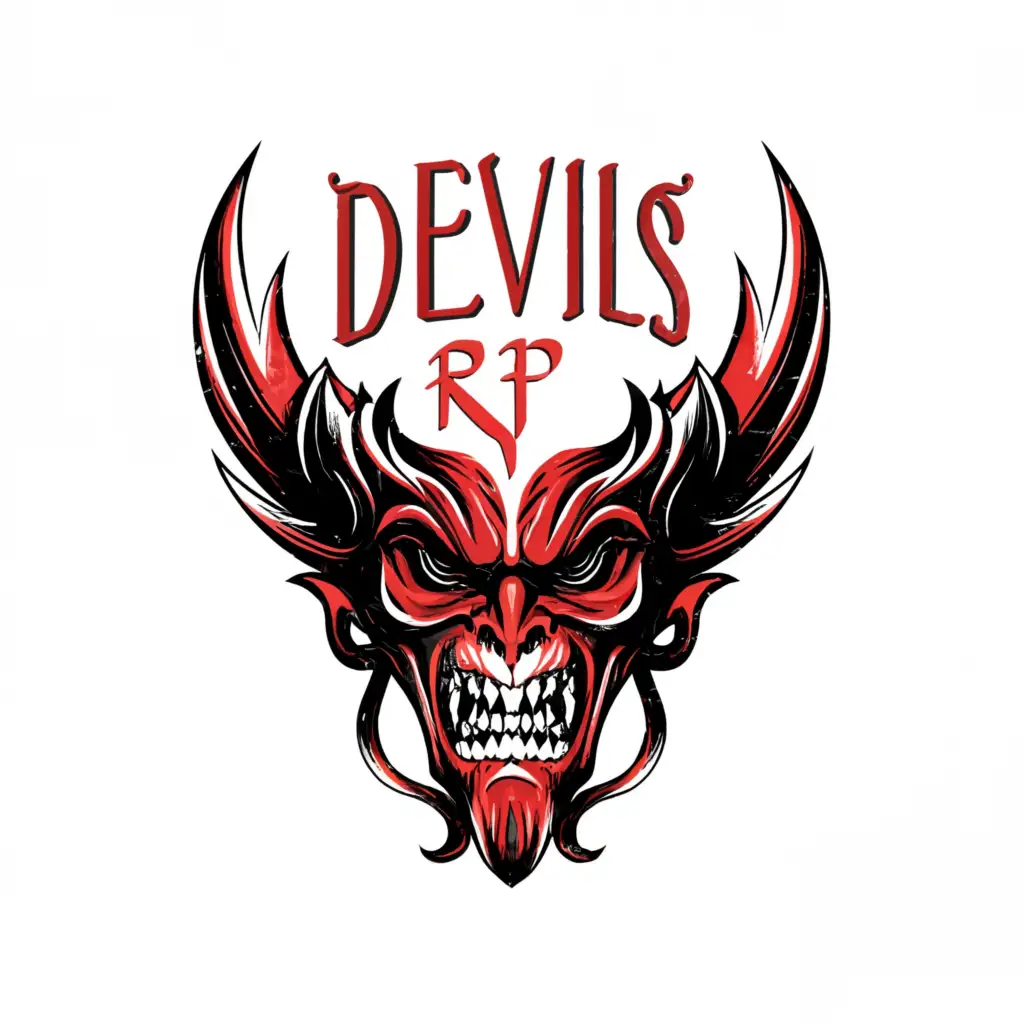 a logo design,with the text "devils rp", main symbol:realistic,complex,be used in Automotive industry,clear background
