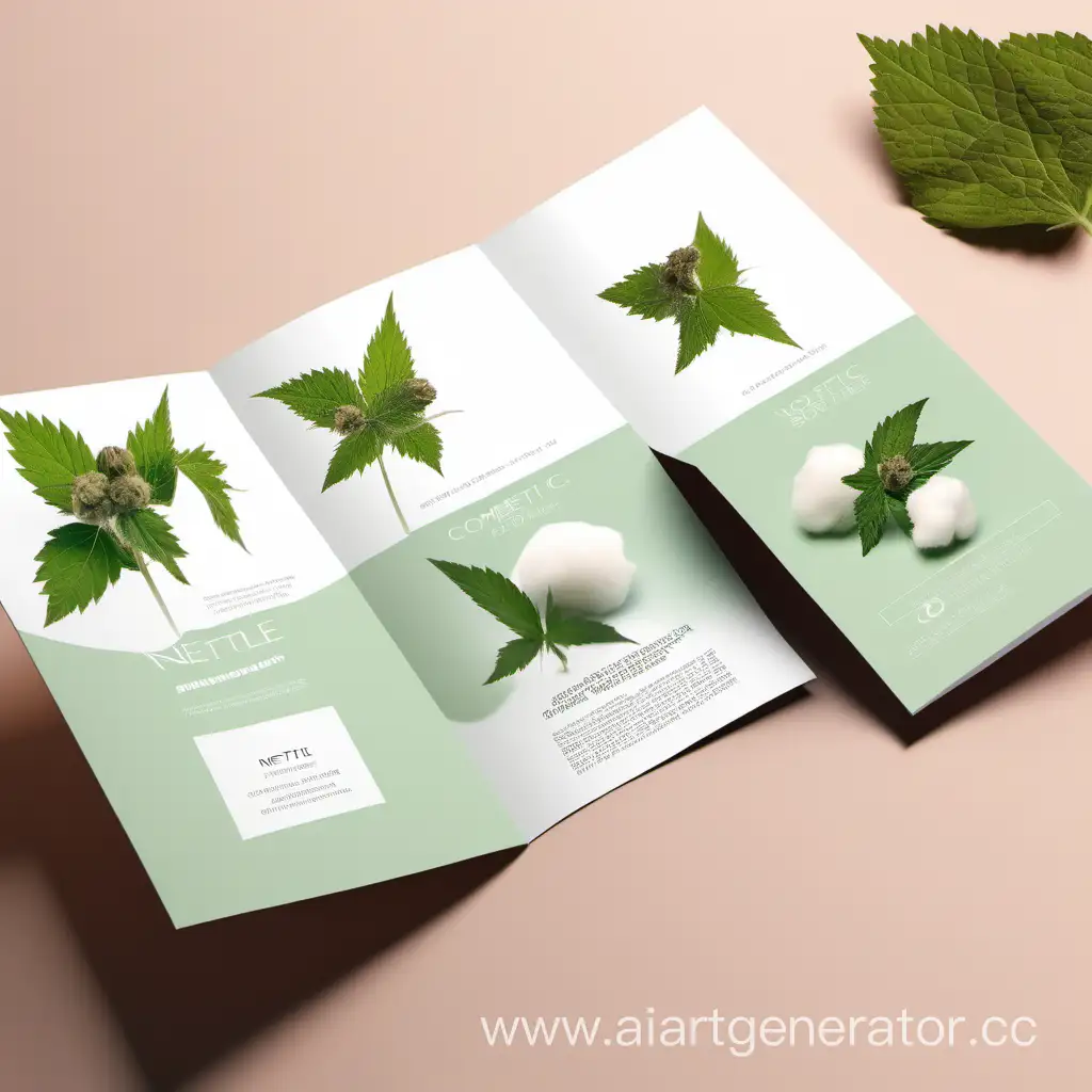 Organic-Cosmetic-Brochure-Nettle-and-Cotton-Elegance-in-Soft-Tones