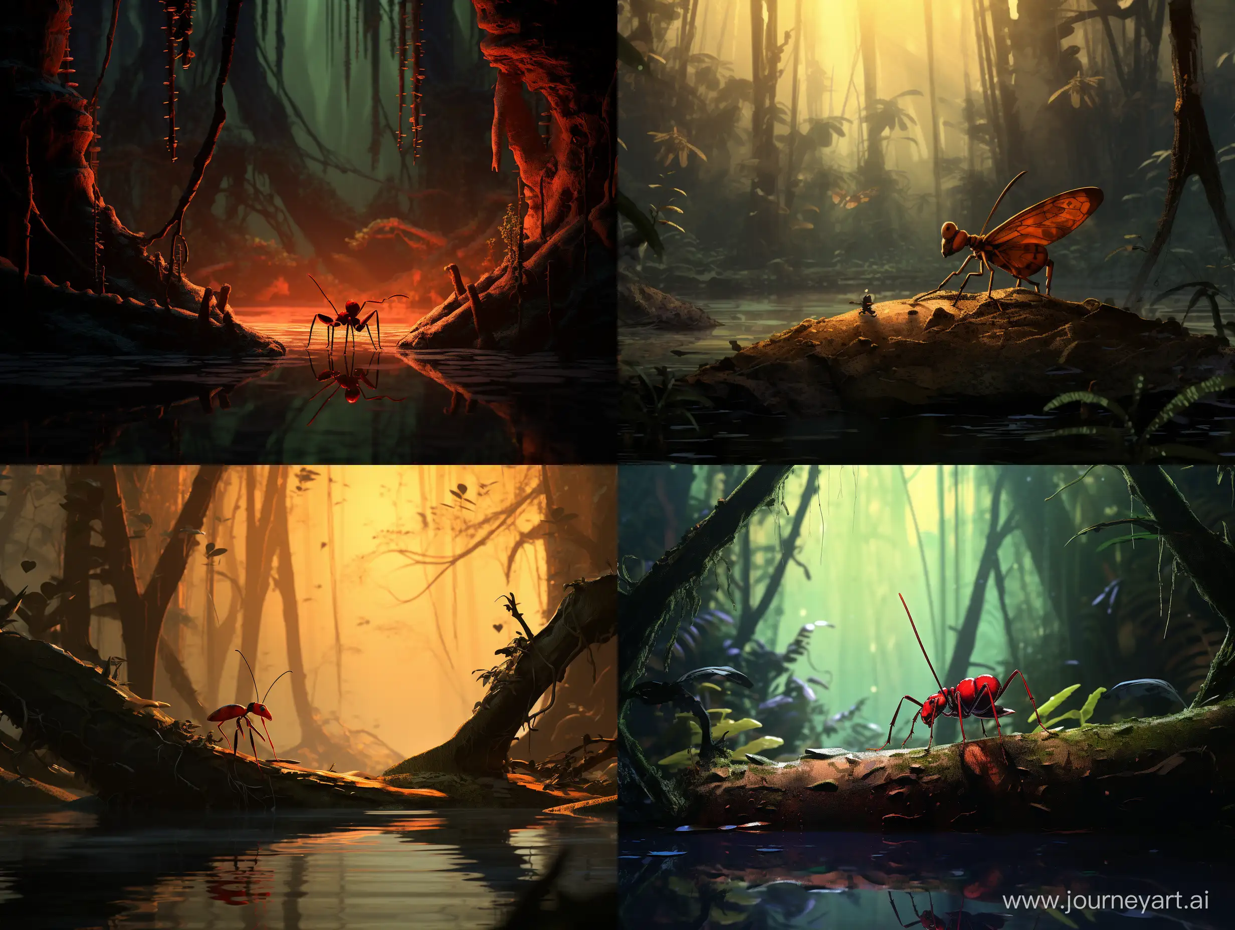 Lonely-Ant-Mourns-in-Enchanted-Forest