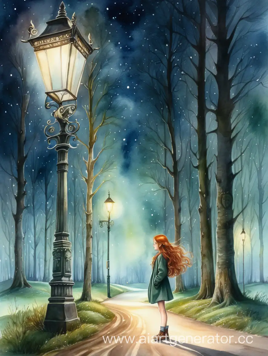 Ethereal-Watercolor-Slavic-Girl-Under-a-Luminous-Street-Lamp