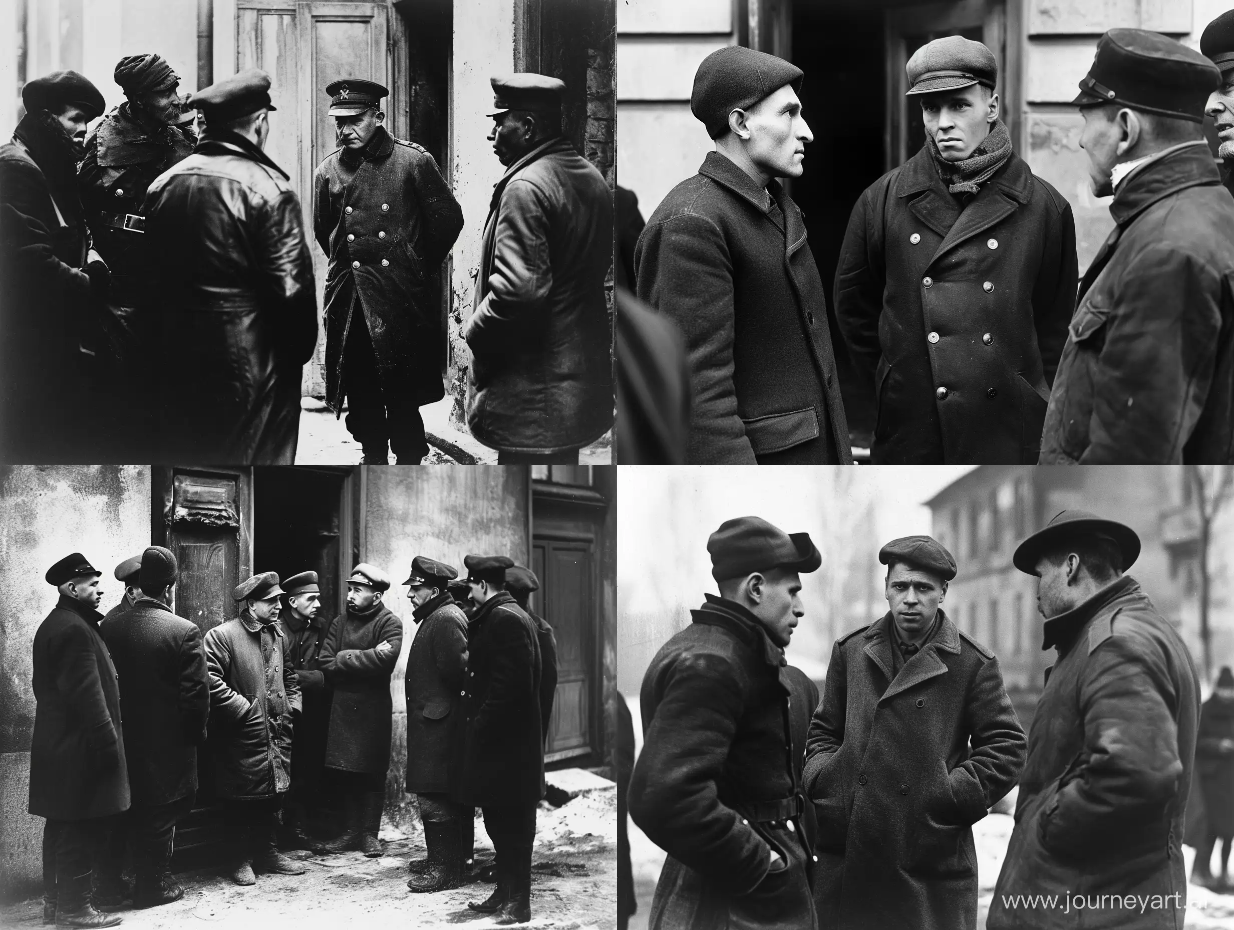 NKVD-Officers-Arresting-AntiSoviet-Dissidents-in-1930s-USSR