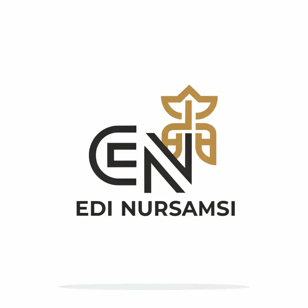 LOGO-Design-For-Edi-Nursamsi-Elegant-Text-EN-for-Religious-Industry