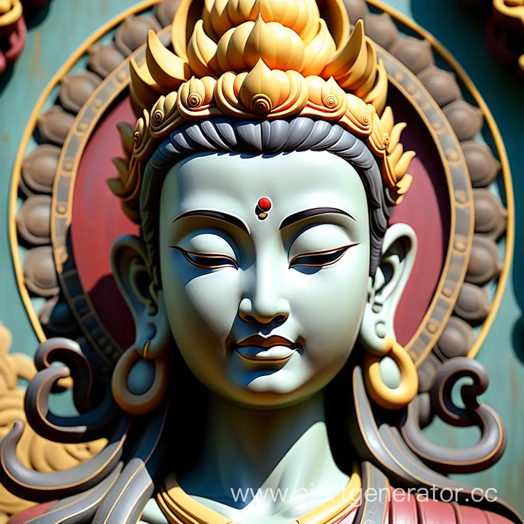 Enlightened-Bodhisattva-Statue-in-Serene-Meditation