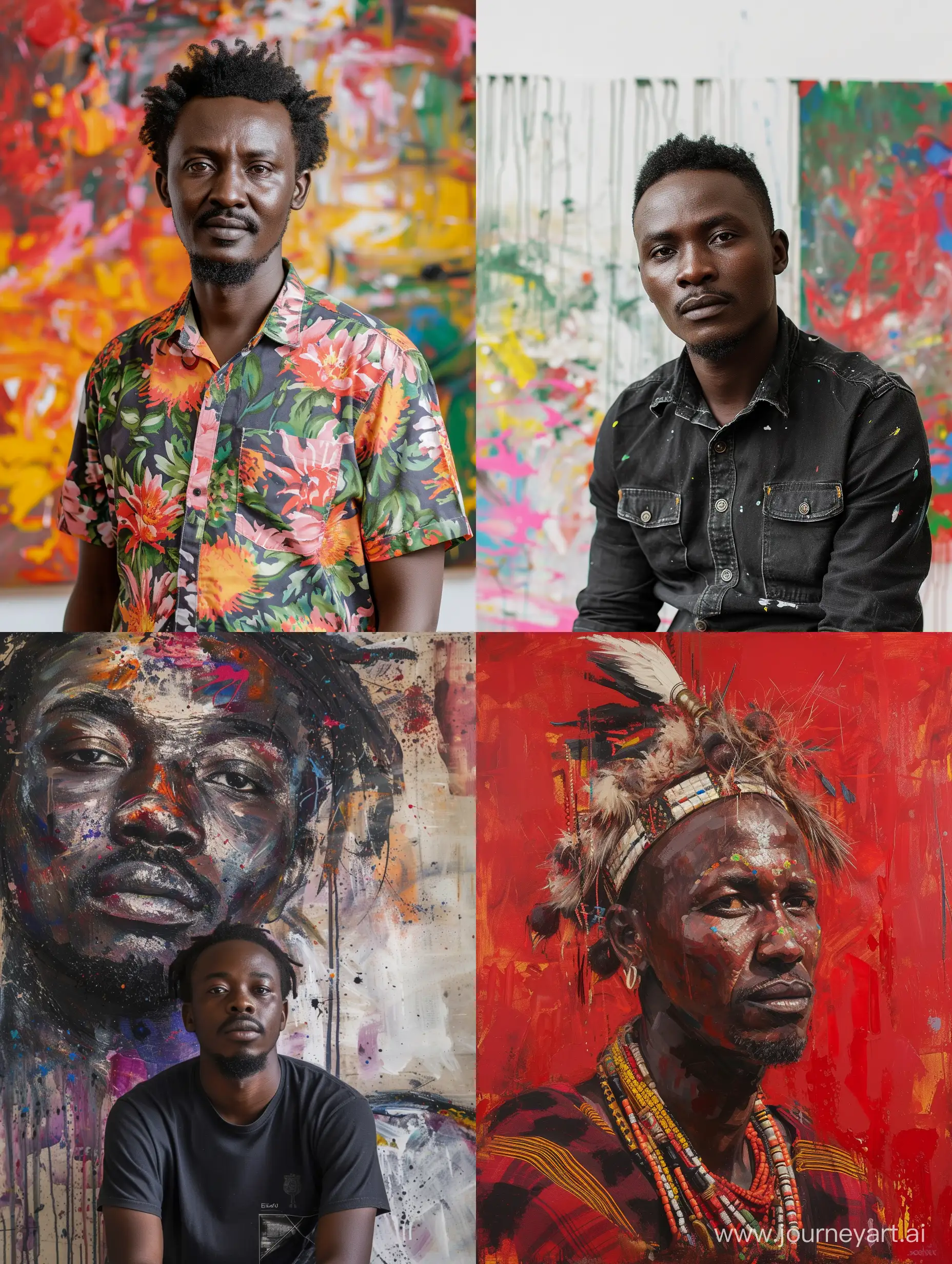 Image of Eddy Ochieng the kenyan artist