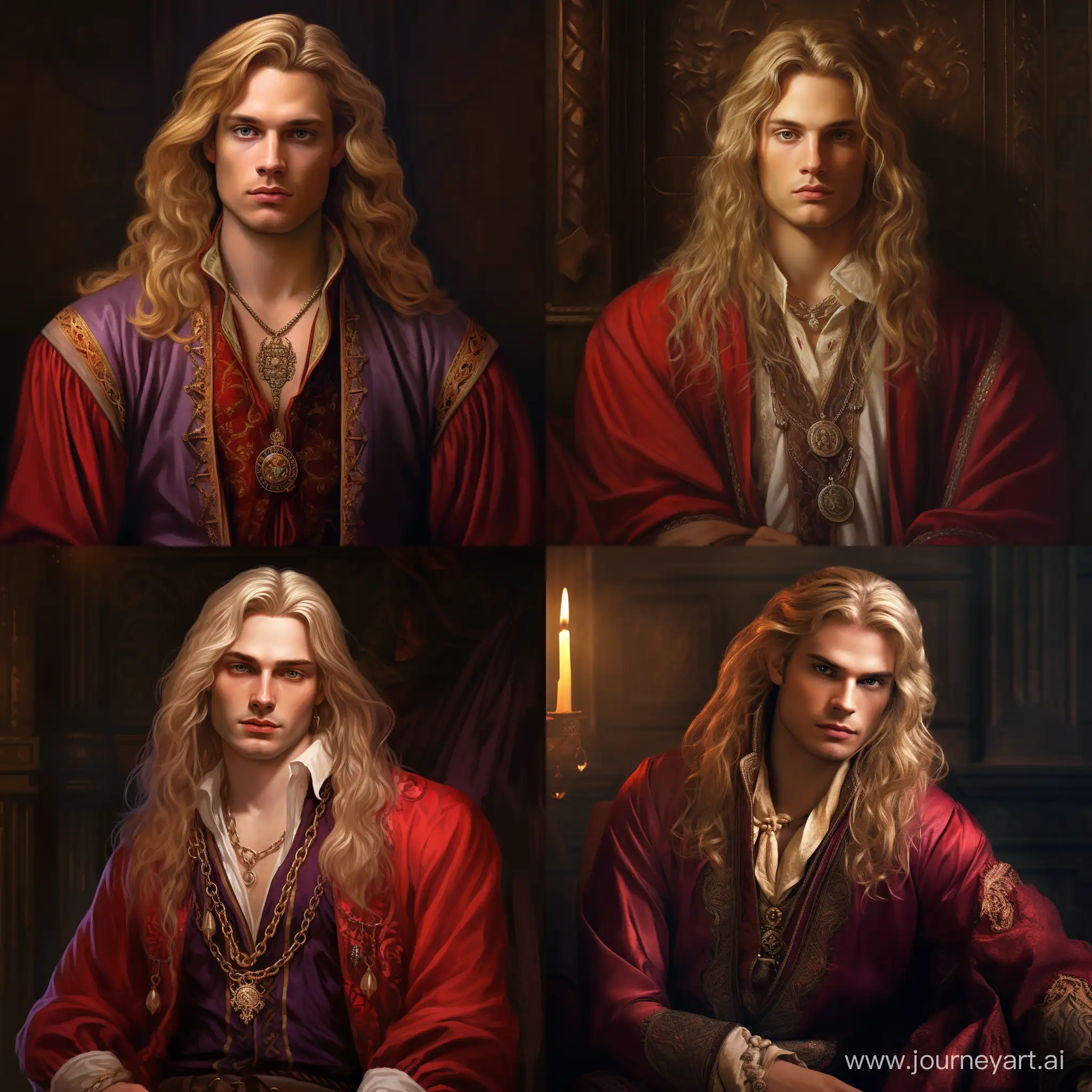 Rich-Male-Mage-in-Red-Clothes-and-Jewels-Medieval-Portrait