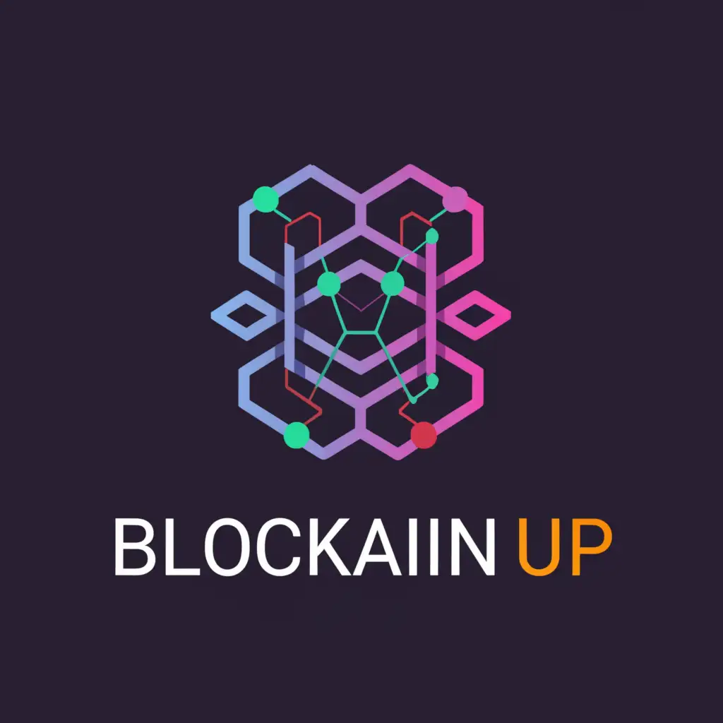 a logo design,with the text "Blockchain_up", main symbol:Cryptocurrency, blockchain, DiFi, NFT, cryptogame ,Moderate,be used in Medical Dental industry,clear background