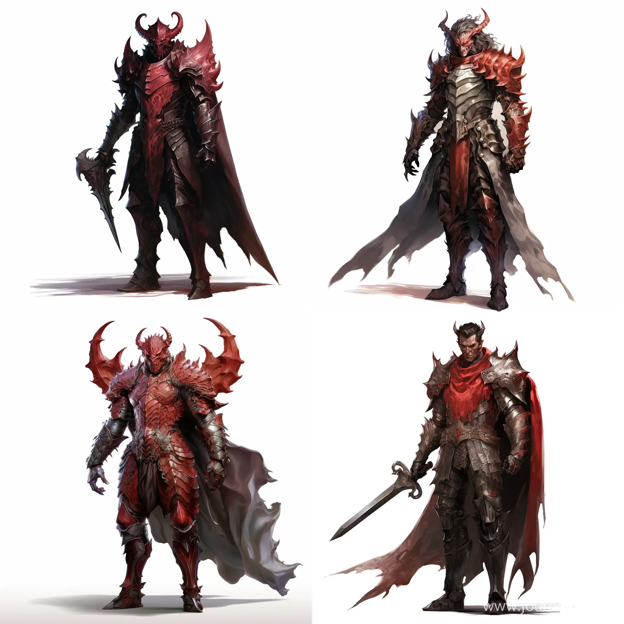 Fantasy-DevilCambion-Knight-in-Humanfaced-DND-Form