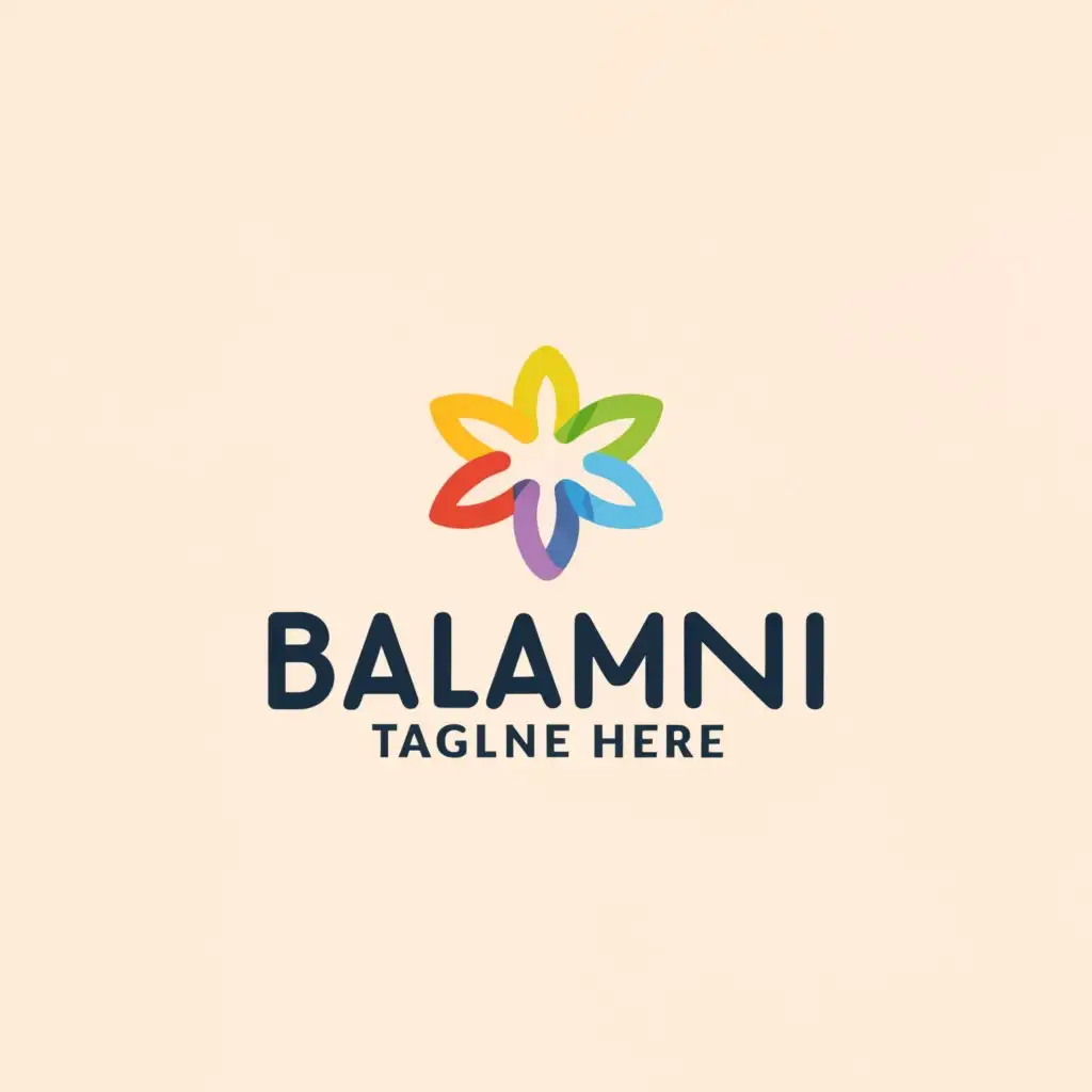 a logo design,with the text "Balamani", main symbol:emblem logo typography style for playschool,Minimalistic,clear background