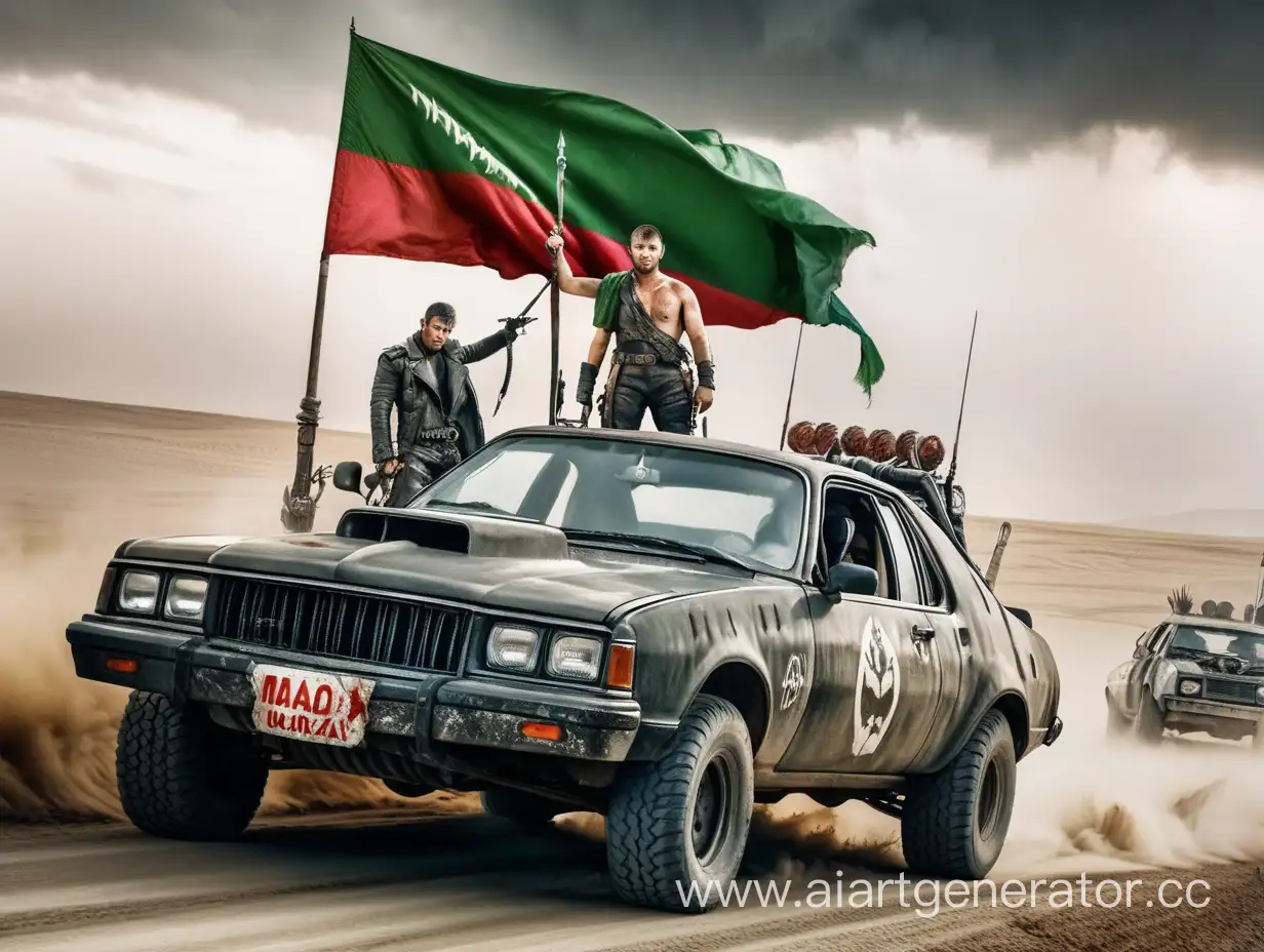 Furious-Road-in-Chechnya-Mad-Max-Journey-with-Chechen-Flags