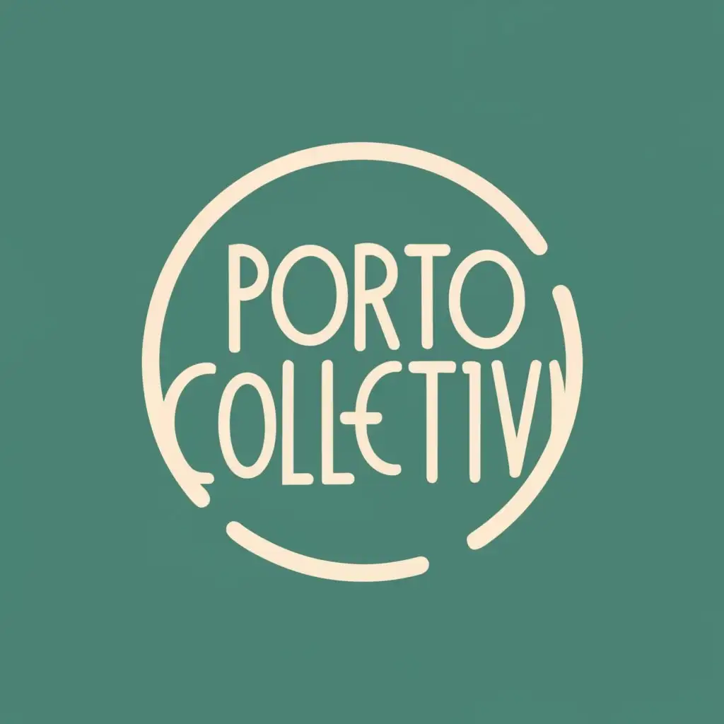 LOGO-Design-For-Porto-Collective-Modern-Circles-and-Typography-for-the-Internet-Industry