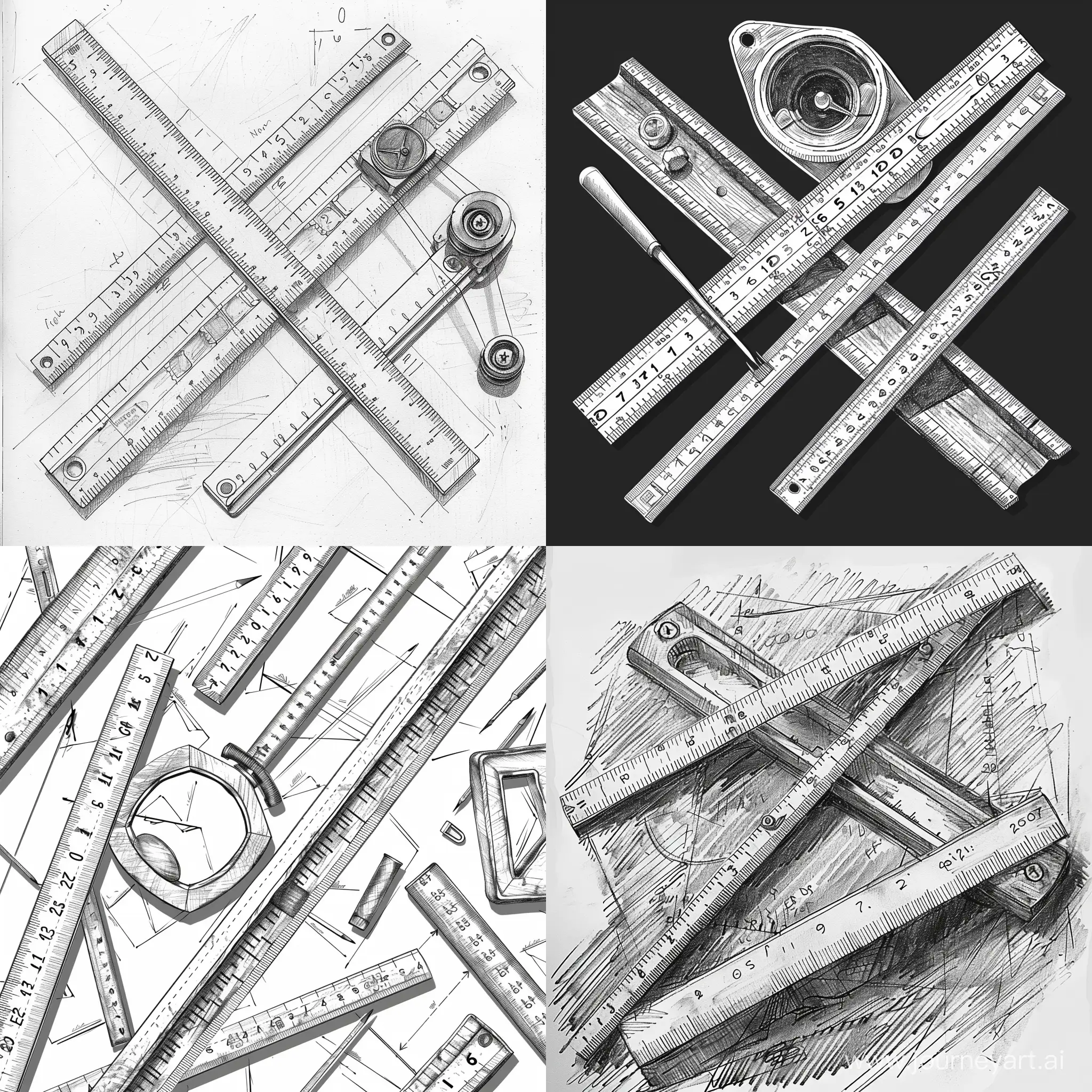 Vintage-Graphic-Drawings-Rulers-in-Black-and-White