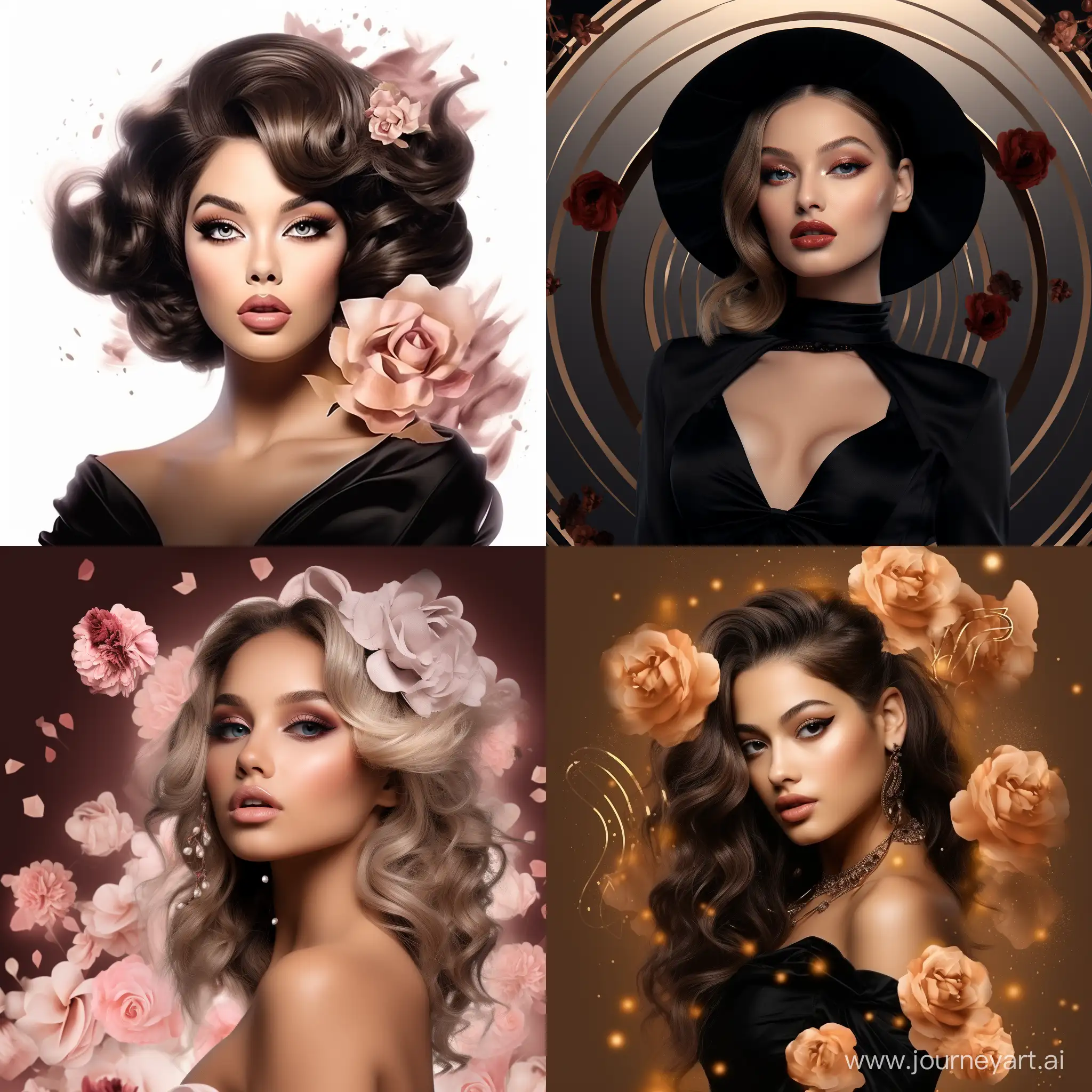 Elegant-Makeup-and-Fashion-Elegance-Glamorous-Women-in-a-11-Artistic-Rendering