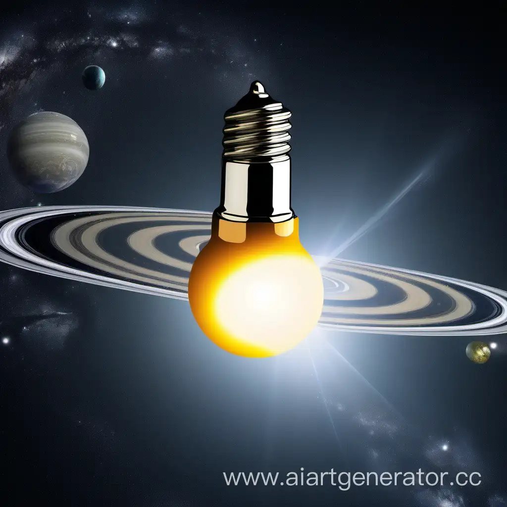 Glowing-Light-Bulb-Illuminating-Saturns-Atmosphere