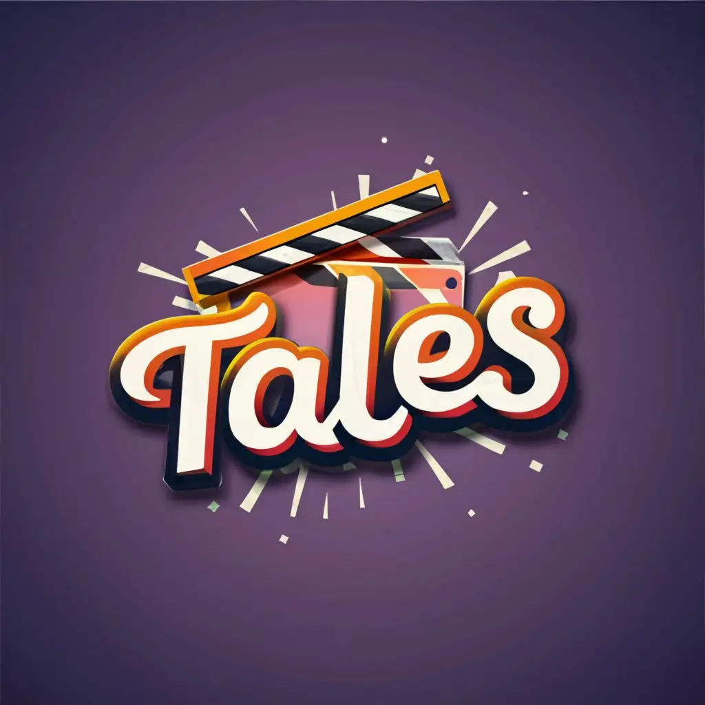 LOGO-Design-For-Tales-Realistic-Video-Tape-Symbol-on-Clear-Background