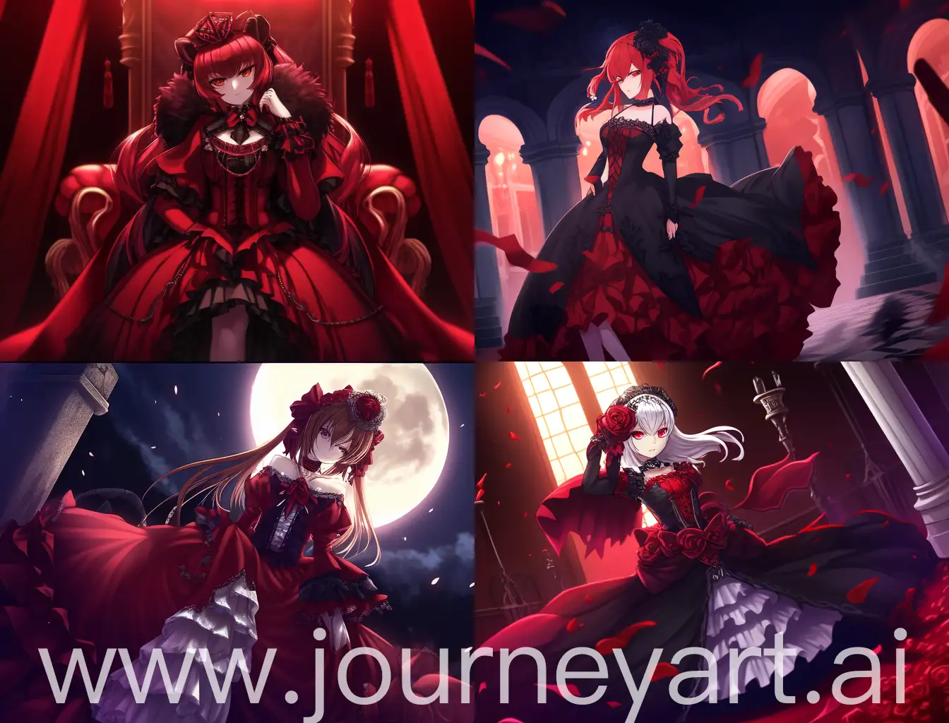 Elegant-Red-Gothic-Princess-Portrait