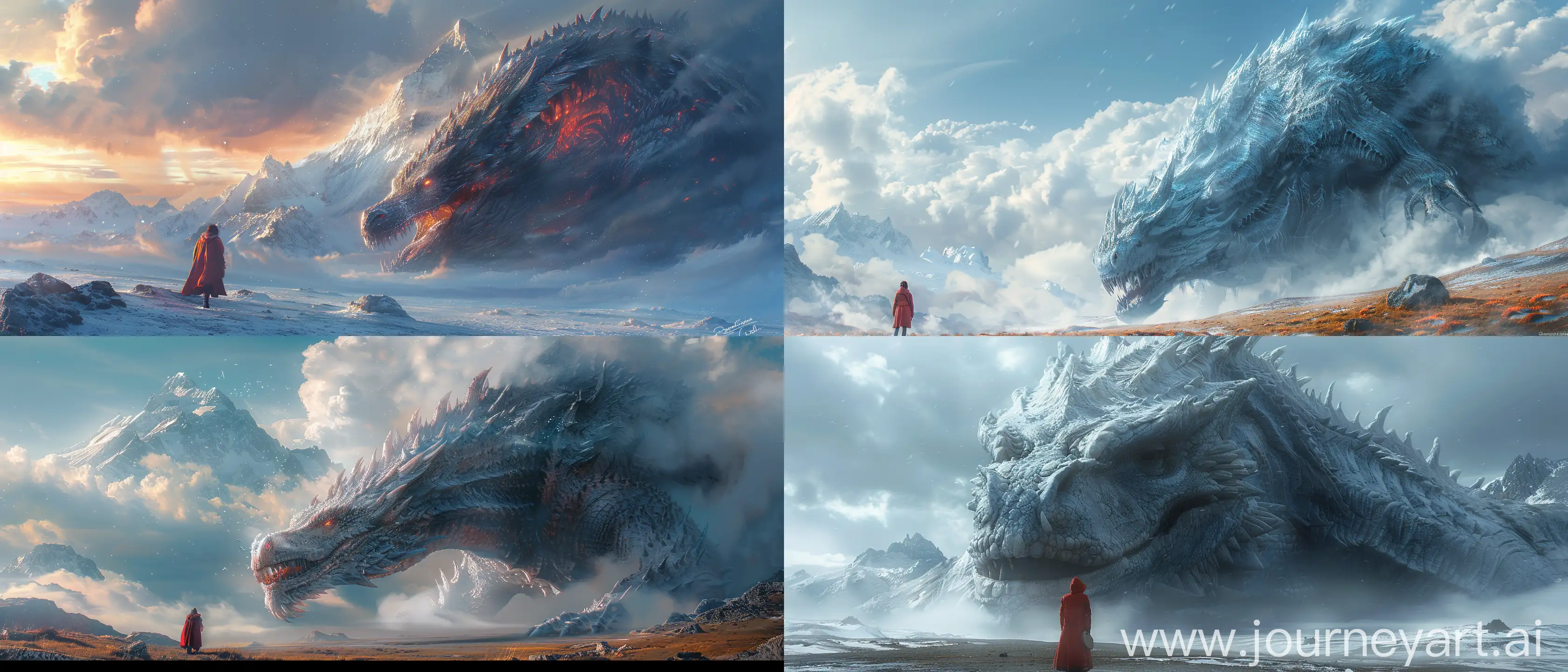 Epic-Fantasy-Landscape-Mountain-Transformed-into-Dragon
